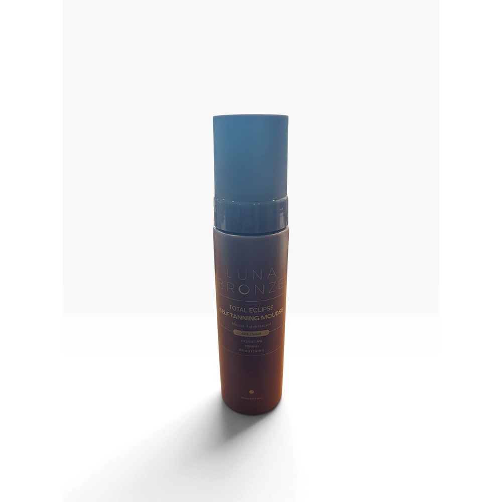 Luna Bronze Total Eclipse Self Tanning Mousse, Dark 6.7oz NWOB